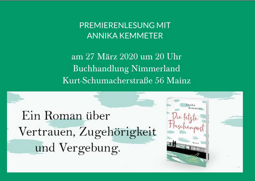 Premierenlesung Annika Kemmeter